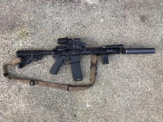 11.5" AR15 5.56mm Short-barrel Rifle (SBR)