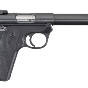 Ruger 40107 Mark IV 22/45 22 LR 10+1 5.50" Bull Barrel, Blued Steel Slide & Frame, Checkered 1911-Style Panel Grip